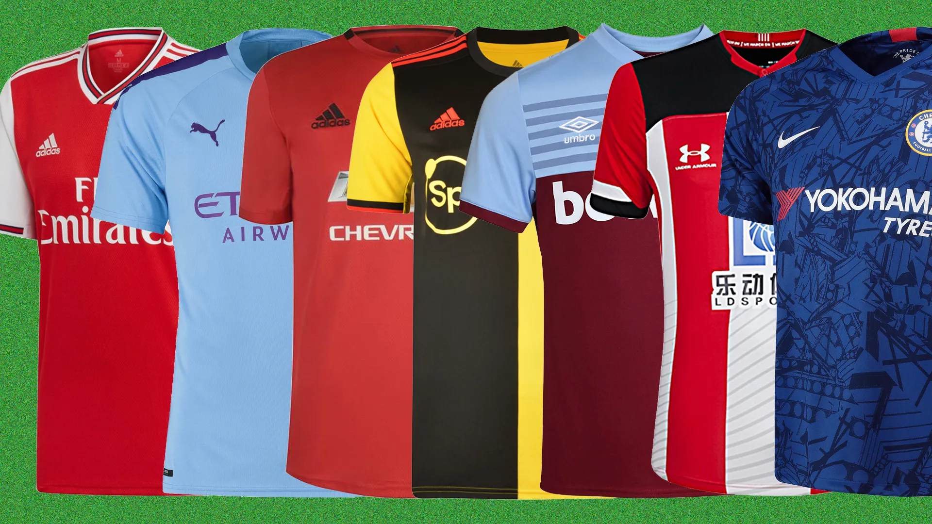 Premier league jerseys
