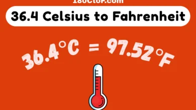 36.4 C to F