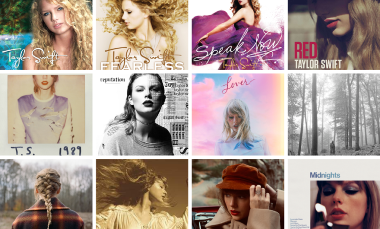 taylor swift albums in order